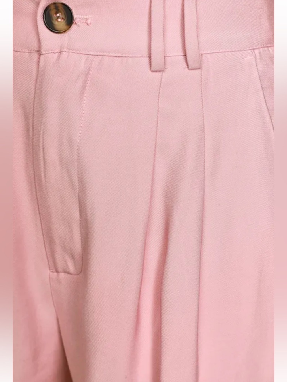 Lulu's Strictly Business Pink High Waisted Trouser Pants 💗 - Picture 4 of 11